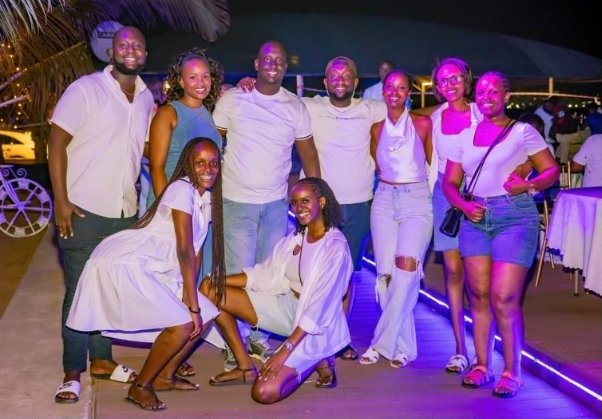 Guests in white and denim at the Denim & White event, Van Beach Resort